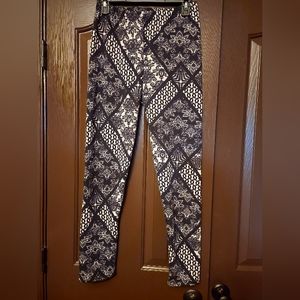 Black Fleeced Lined Leggings